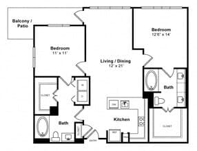Grateful - Mid-Rise 00115 floor plan