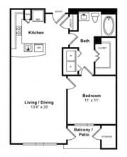 Humble - Mid-Rise 00106 floor plan