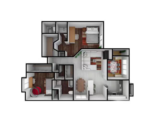 Unit 1202 floor plan