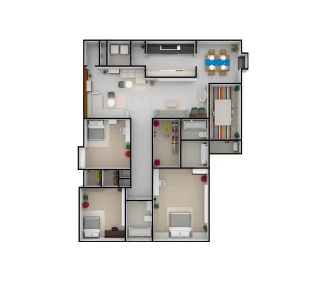 3X2 802 floor plan