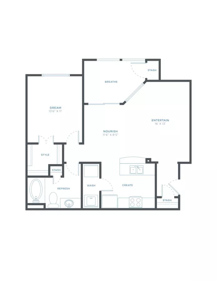 A1 136 floor plan