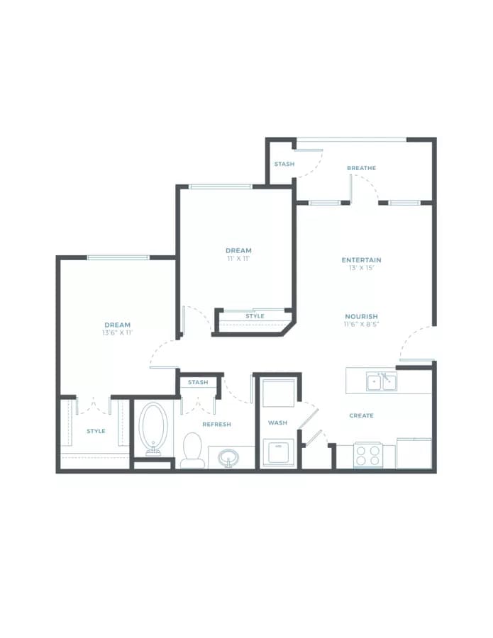 B1 838 floor plan