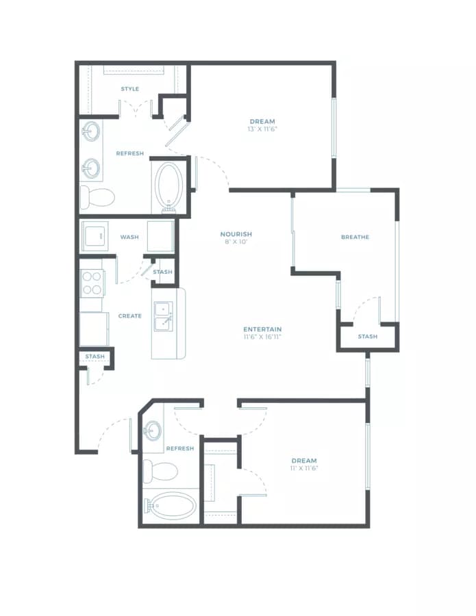 B2 533 floor plan