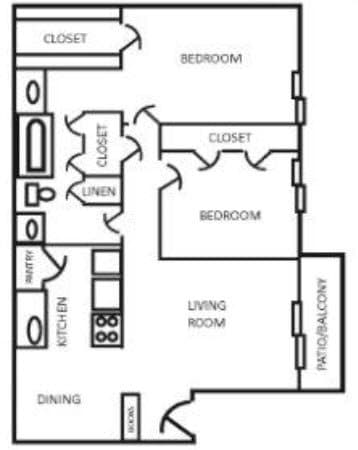E floor plan