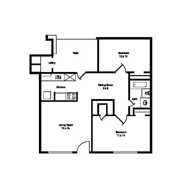 Unit 1108 1108 floor plan