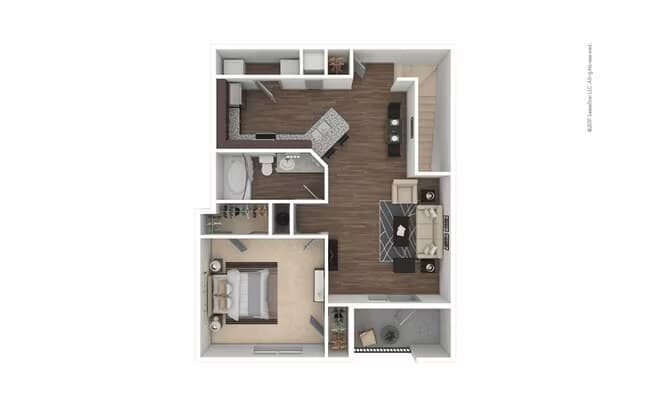 Unit 1108 floor plan