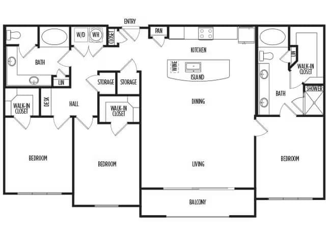 Unit 303 floor plan