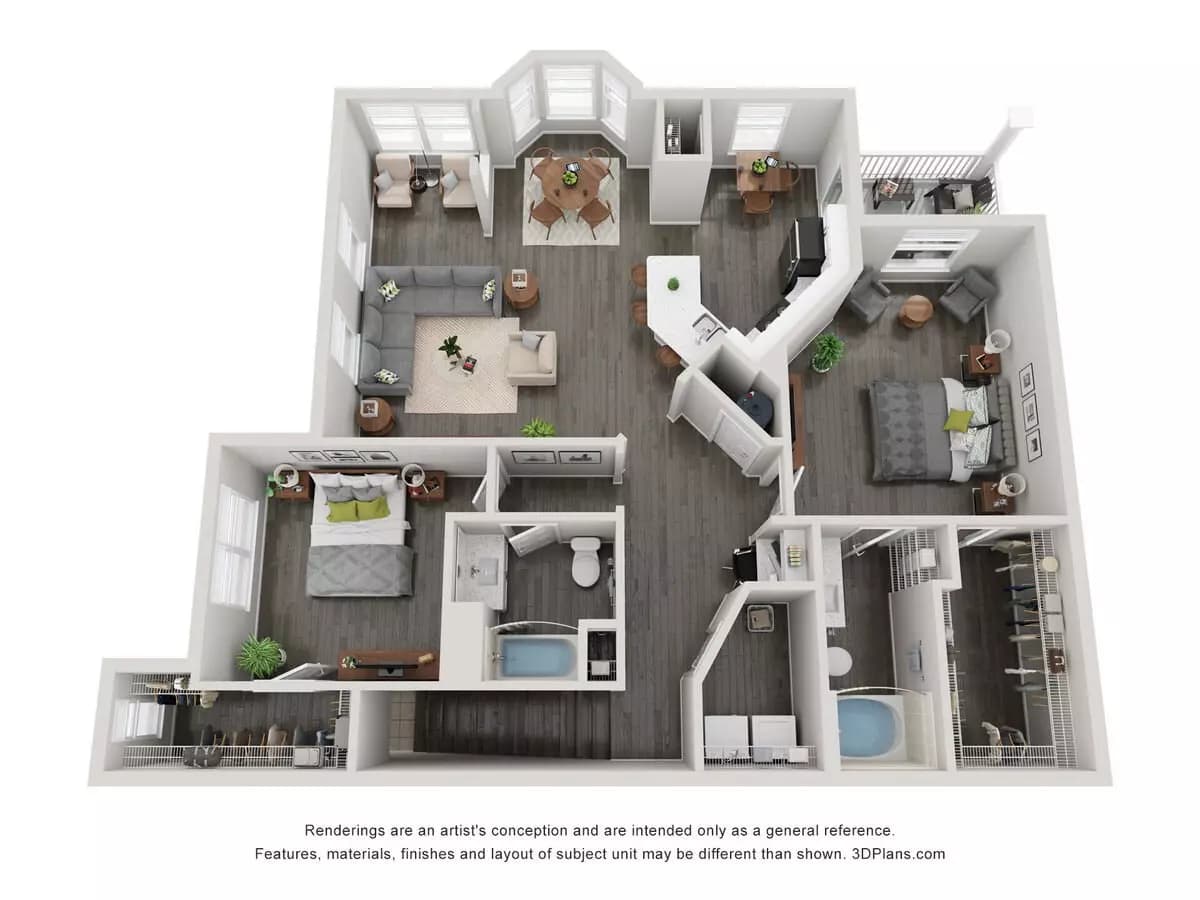 B2 Upper 2202 floor plan
