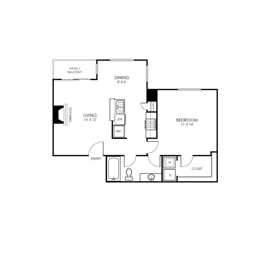A1 Classic 1823 floor plan
