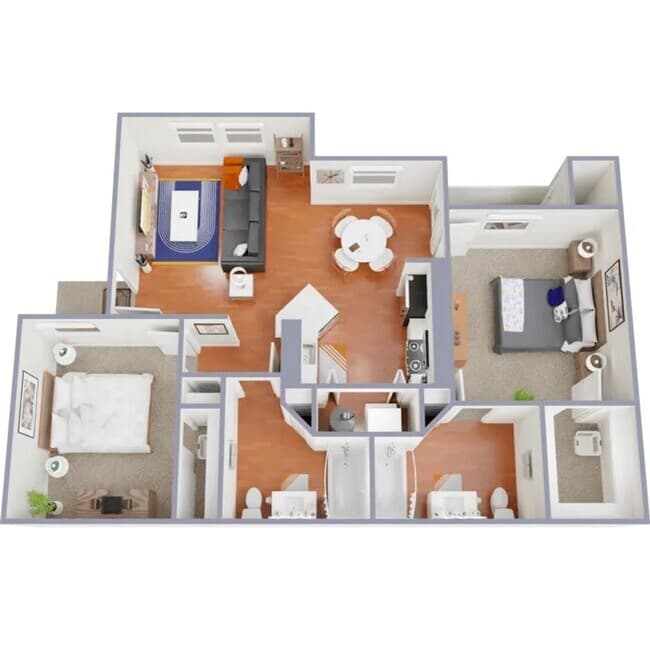 Park Place A-C TP-1401 floor plan