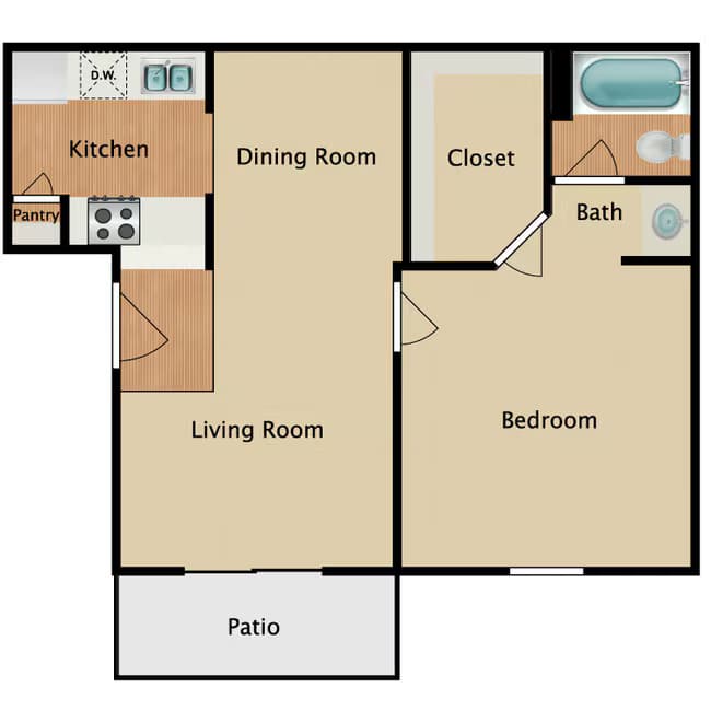 1-1 A-1 909 floor plan