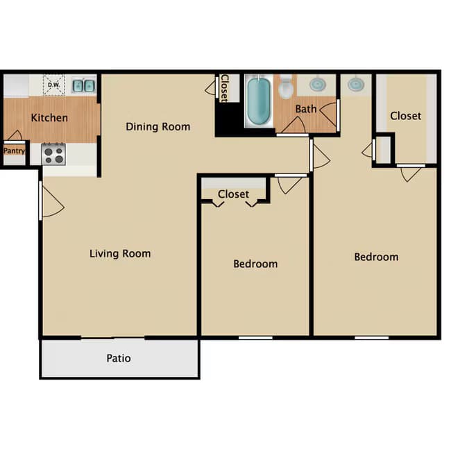 2-1 B-2 2112 floor plan
