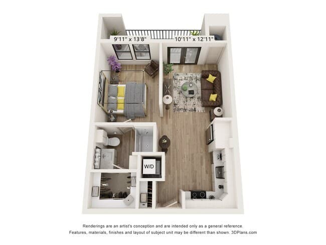 Studio • 1 Bath 8308 floor plan