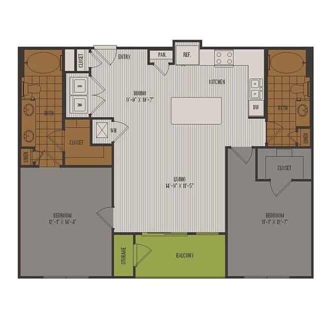 C1 1-301 floor plan