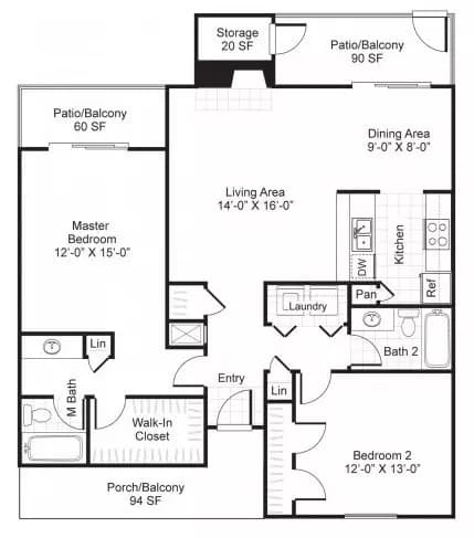 B2 1306 floor plan