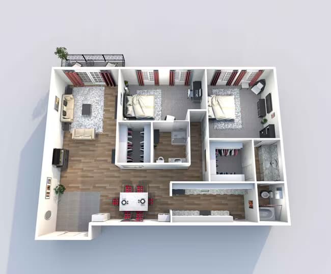 Unit B-71 floor plan