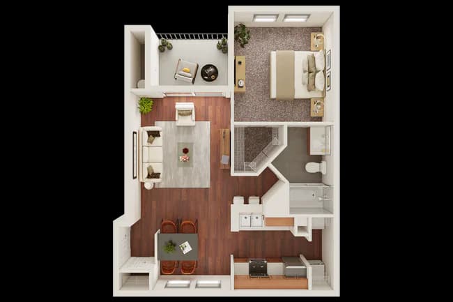 A1 7-0732 floor plan