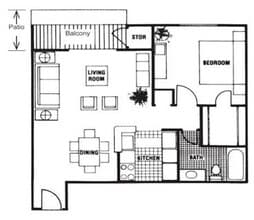 1C- Belmont 413 floor plan