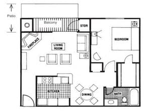 1D- Saratoga 205 floor plan
