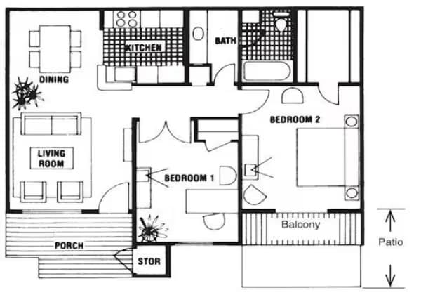 2A - Lexington 1002 floor plan