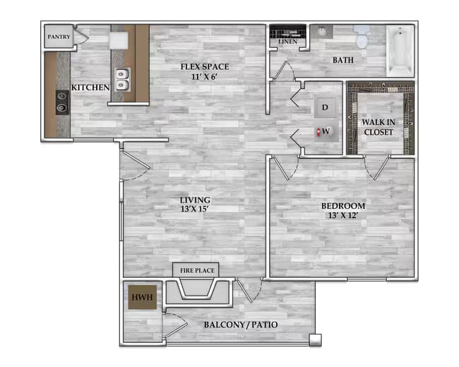 Unit 0514 floor plan