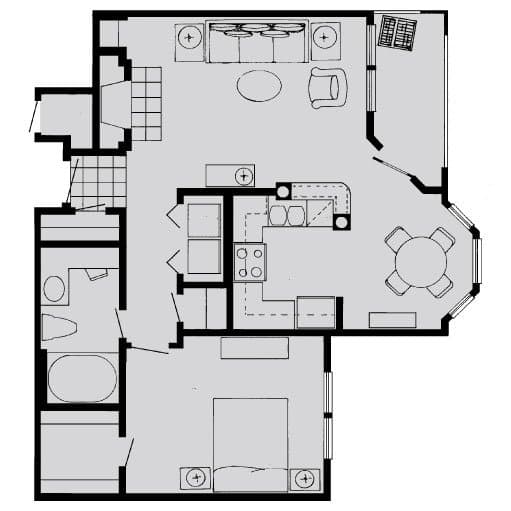 Unit 1139 1139 floor plan