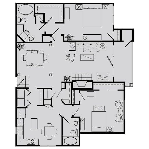 E 1330 floor plan