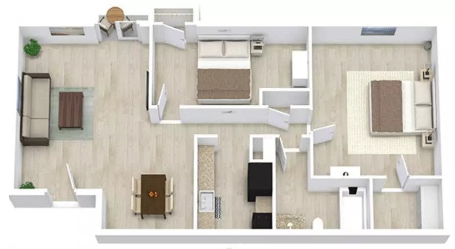 2x1 R 1302 floor plan