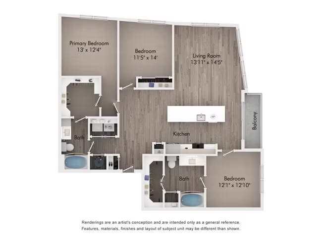 Unit 317 floor plan
