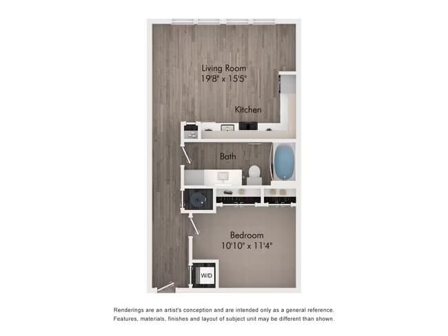 Unit 124 floor plan