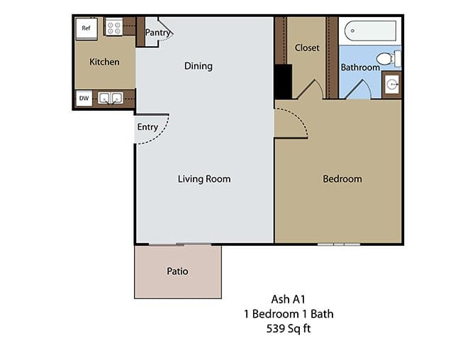 The Ash 208 floor plan