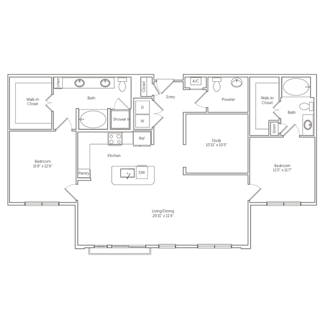 B2 340 floor plan
