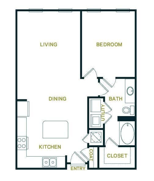Unit 371 floor plan