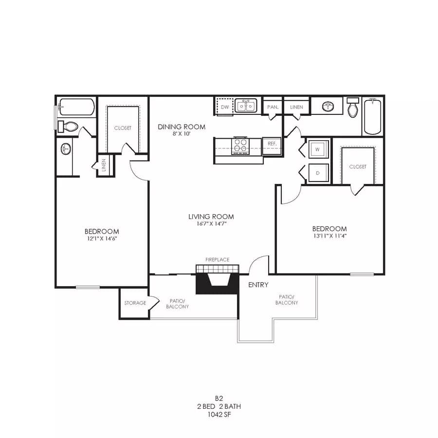 B2 Classic 2110 floor plan