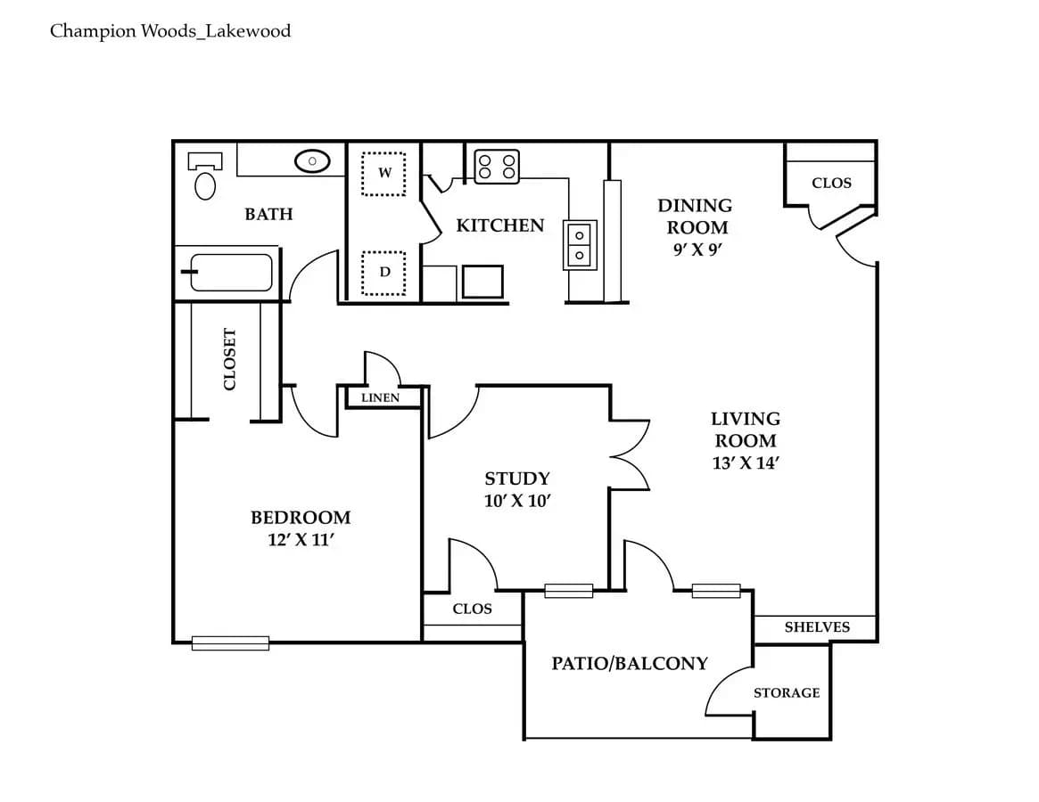 Unit 610 610 floor plan