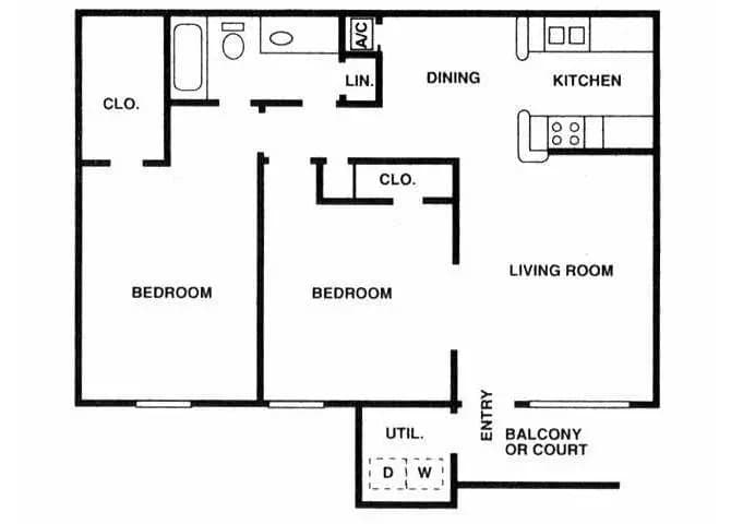 2A 0288 floor plan