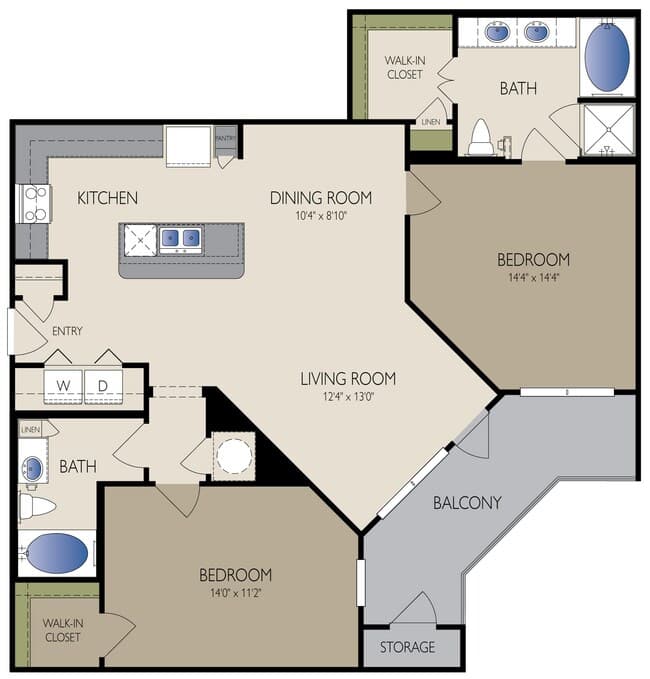Weslayan 241 floor plan