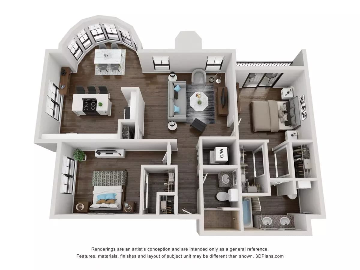 Unit 606 floor plan