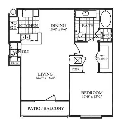 Unit 1007 1007 floor plan