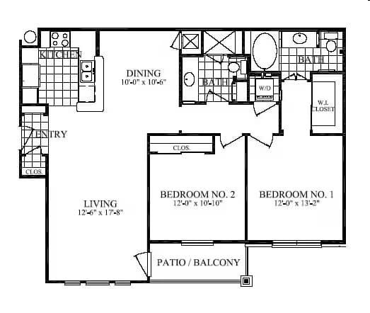 Unit 715 715 floor plan
