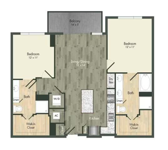 B2 1-122 floor plan