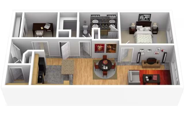 Unit 329 floor plan
