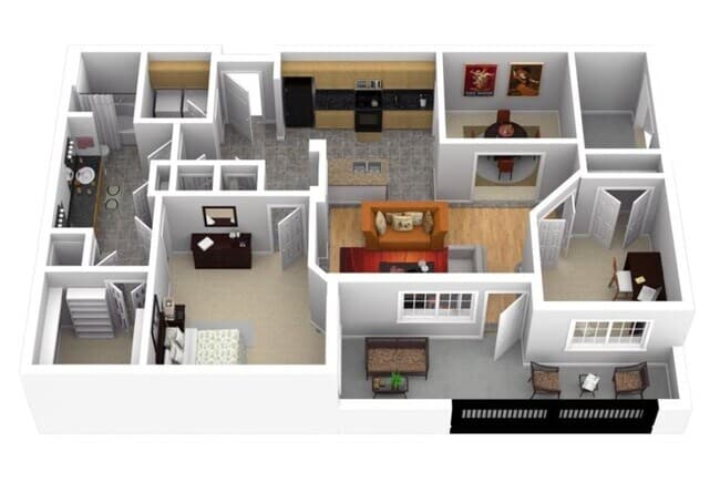Unit 142 floor plan