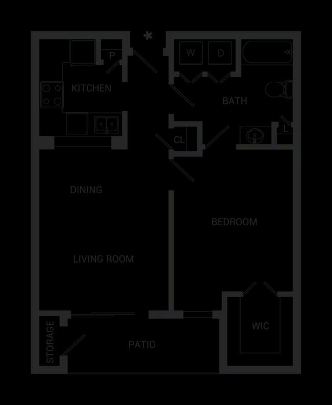 Unit 7102 floor plan