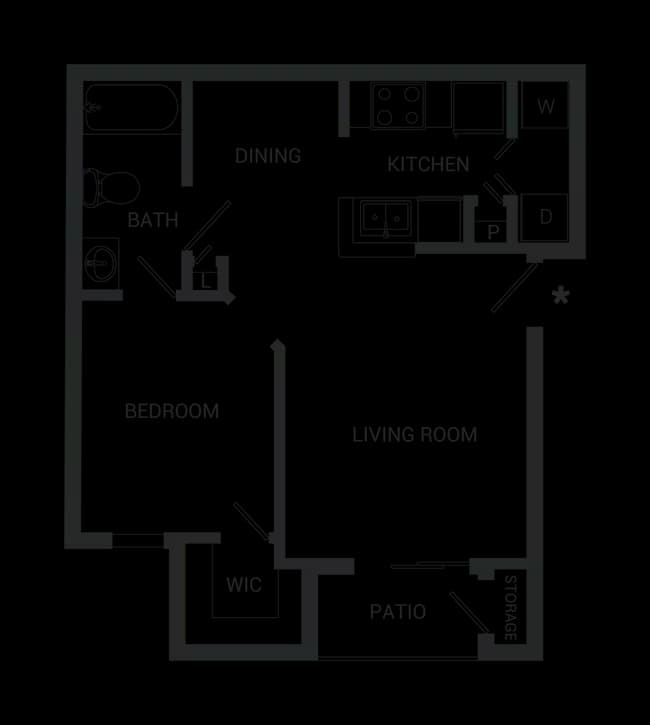 Unit 6203 floor plan