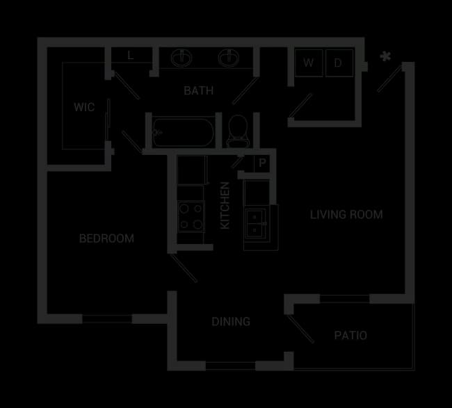 Unit 1309 floor plan
