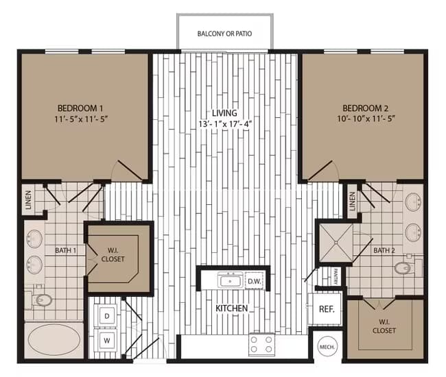 B1 Essential Housing 427 floor plan