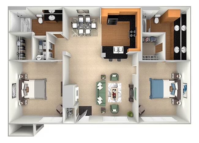 Unit 1236 floor plan