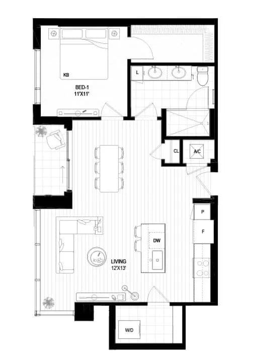 A1.3 Drewery Place-0304 floor plan