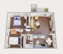 2x1 Up 1-016 floor plan